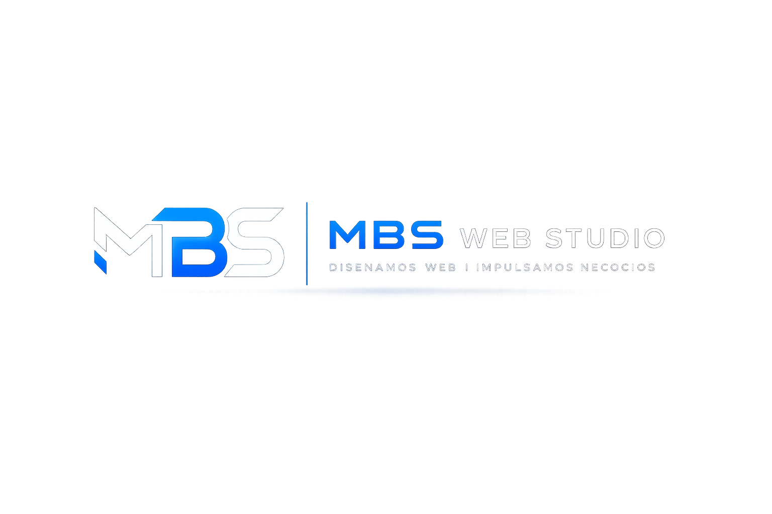 Logotipo horizontal de MBS Web Studio